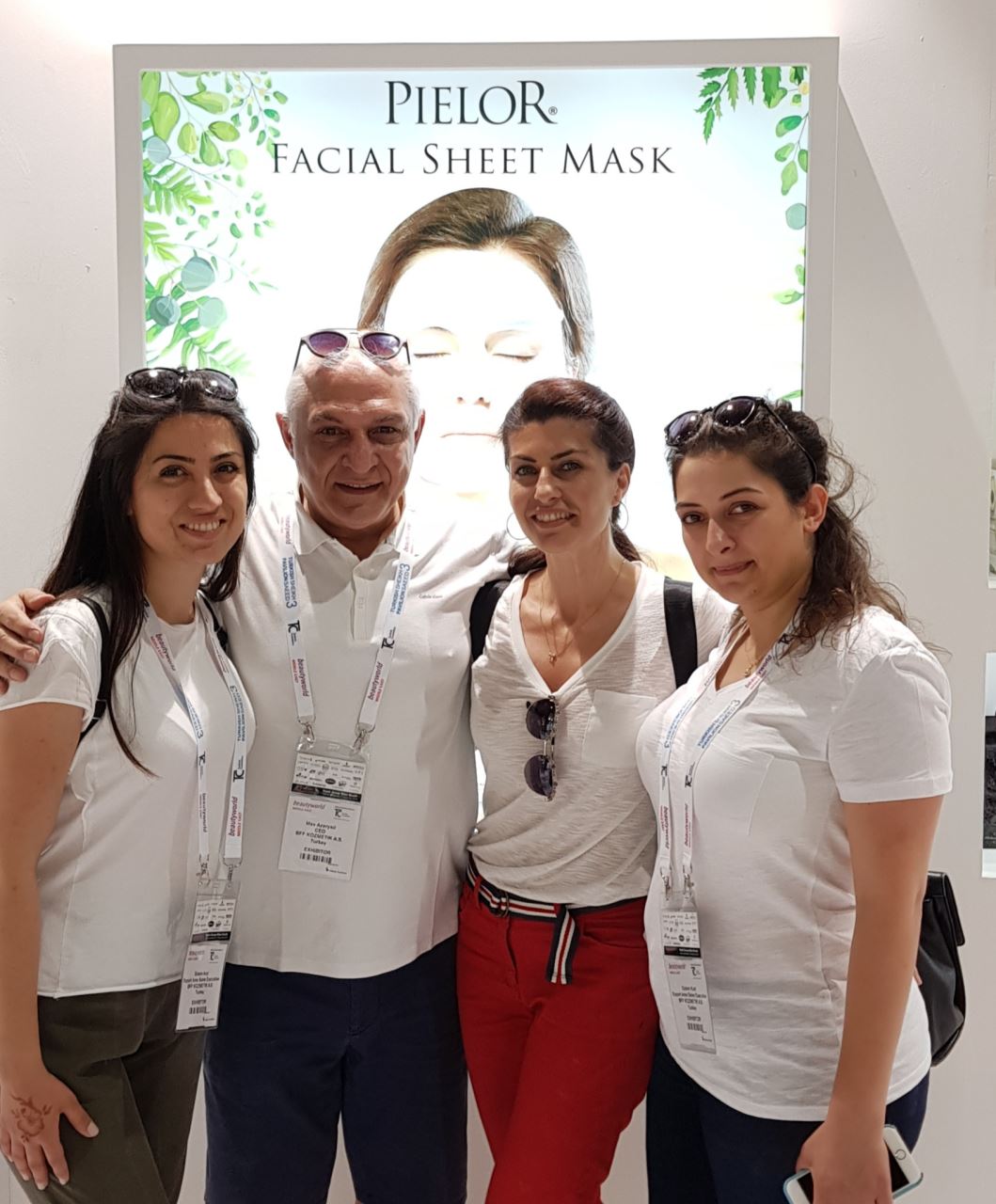 PIELOR met visitors at Beautyworld Middle East!